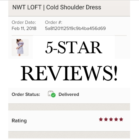 NWT LOFT | Cold Shoulder Dress - Picture 6 of 8